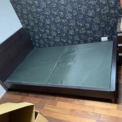 【FRANCE BED】セミダブルマットレス＋ベットフレームの画像