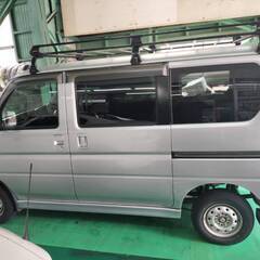 AWD TURBO 4WD 車検付 車検 令和 7年 6月まで HONDA VAMOS ホンダ バモス ターボ HM2 絶版 軽バン ルーフキャリア 4速オートマ キーレスエントリー 横浜の画像
