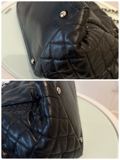 CHANELシャネルショルダーバックココマークマトラッセチェーンショルダートート