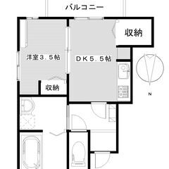 ★新築物件★１DK家賃7.5万円　グローリー江木Ⅲ　1F − 群馬県