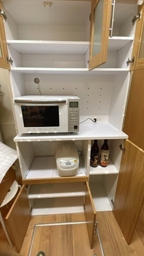 使用期間4ヶ月おまけ付き食器棚