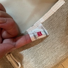 ロングカーテン　ページュの画像