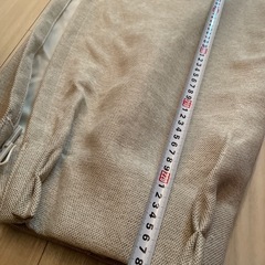 ロングカーテン　ページュの画像