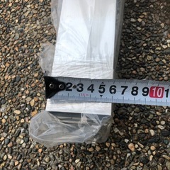 アルミ　不等辺パイプ　サイズ　60mm×30mm 厚1.5mm 長さ１m 11本　根太　垂木の画像