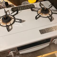 2口ガスコンロ　Rinnai　一人暮らす　無料