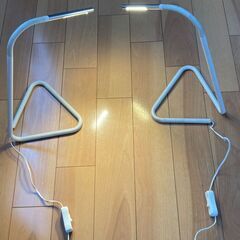 IKEA デスクライト ２つ (HÅRTE ホールテ LEDワー...