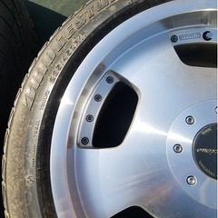 Y31 セドリックに履いてました 17インチ ディッシュ ホイール 旧車の画像