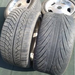 Y31 セドリックに履いてました 17インチ ディッシュ ホイール 旧車の画像