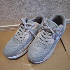 モズ moz スニーカー グレー 23cm 23.0cm 23....