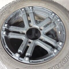 １７５/８０R１６　PRO-POTOR　X　１６インチ　５．５J　＋２２　５穴　１３９．７　YOKOHAMA　GEOLANDAR　２０１４年製造　４本　ジムニーの画像