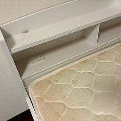 値下げ交渉あり.収納付きシングルベッドの画像