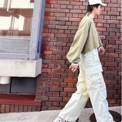 Java カーゴパンツ　ホワイト　XLの画像