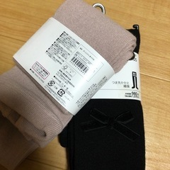 最終お値下げ😊 女の子♥105size タイツ2枚セット①(新品未使用)の画像