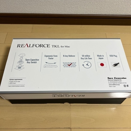 REALFORCE TKL for Mac キーボード