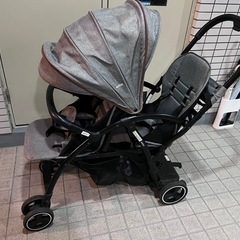 カトージ ベビーカー 2シーター グレー