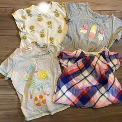 Tシャツ 90cm 女の子　プティマイン ・babyGAP・ティ...