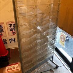[無料] パンフレットラック（A4サイズ2列10段）