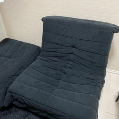 togoソファ　1人掛け　オットマン付き　の画像