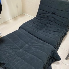 togoソファ　1人掛け　オットマン付き　の画像