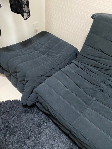 togoソファ　1人掛け　オットマン付き　