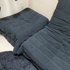 togoソファ　1人掛け　オットマン付き　の画像
