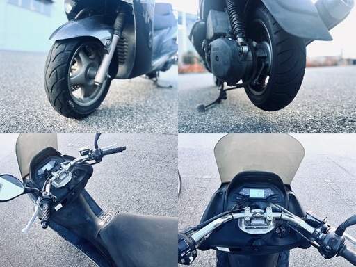 売却済み！最終型低走行ヤマハマジェスティ１２５FIバーハンカスタム(SE27)実働！書有！全国発送可能！近距離激安配送あり(^^) ★