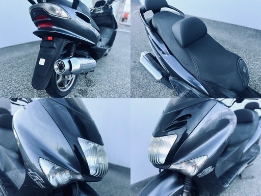 売却済み！最終型低走行ヤマハマジェスティ１２５FIバーハンカスタム(SE27)実働！書有！全国発送可能！近距離激安配送あり(^^) ★