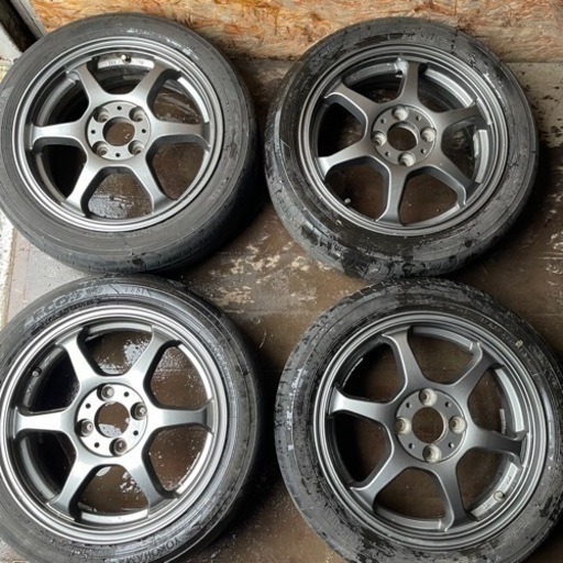 綺麗　レアマイスター　15インチ　アルミホイール　ガンメタ　タイヤはご要望があればバラします。