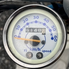 878.　動画あり　スズキ　レッツ4 パレット  FI  原付　バイク　50cc   車体の画像