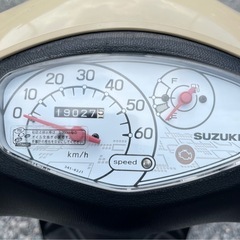 882.動画あり　スズキ　レッツ　高年式　原付　バイク　50cc   車体　埼玉の画像