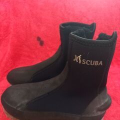 ダイビングブーツ　XS scuba　size　 US3  フェルト底　中古品の画像
