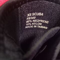 ダイビングブーツ　XS scuba　size　 US3  フェルト底　中古品の画像