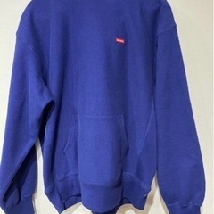 Supreme Small Box フーディー Dark Royal 21FWの画像