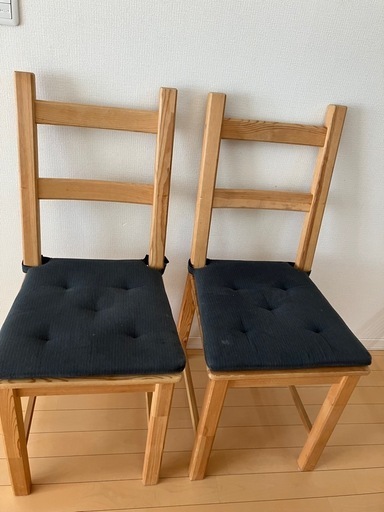 【取引中】IKEA ダイニングチェア　椅子　2脚セット