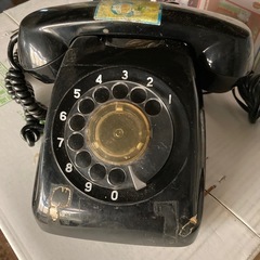 昔の黒電話