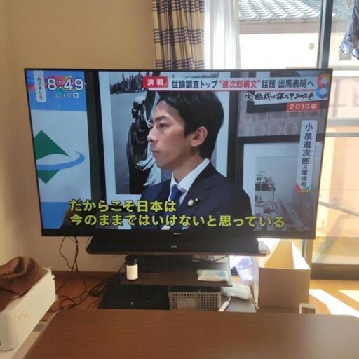 3点セット（65型テレビ、スピーカー、TVラック）