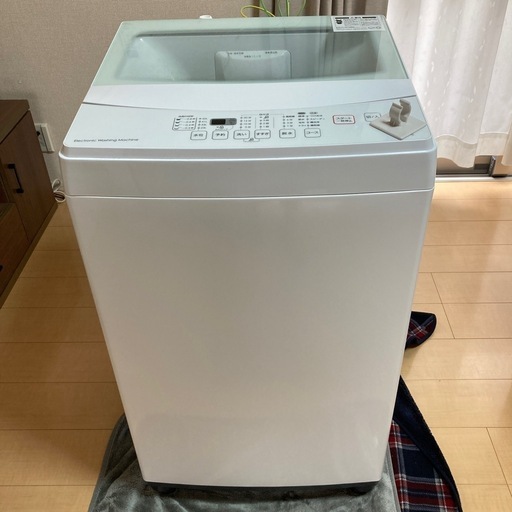 洗濯機 縦型  ニトリ 6kg 給水ホース付き