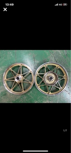 gs400 セブンスター　セブンスターキャスト　ホイール　前後セット　未使用