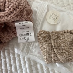 テータテート冬帽子&リボンバンドの画像