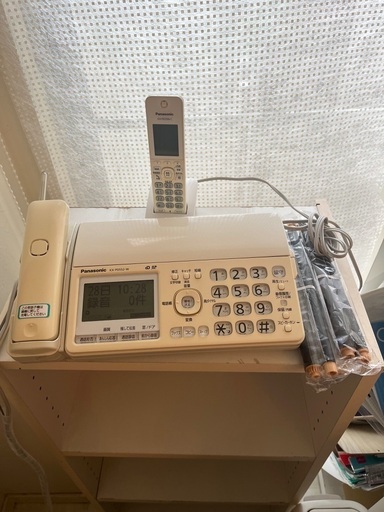 FAXつき電話機！FAXフィルム2個付き！