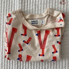 マーキーズ総柄長袖ロンT95cmの画像