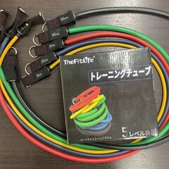 TheFitLife トレーニングチューブ 筋トレチューブ