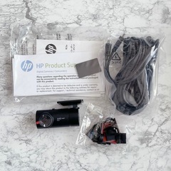 hp　ドライブレコーダー 前後カメラ 360度 リアカメラ 広角 SONY製センサー搭載 1080PフルHDの画像