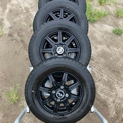 アルミホイールタイヤセット　12インチ　4穴　軽