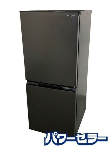 高年式!2024年製! SHARP/シャープ SJ-D15K-H 冷蔵庫 2ドア 152L メガフリーザ つけかえどっちもドア グレー 中古家電 店頭引取歓迎 R8628