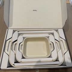 staubグラタン皿(大、中、小)