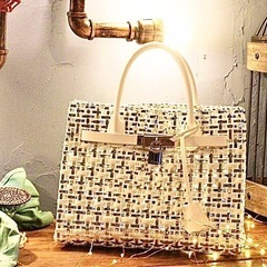 【横浜でバッグレッスン】キラキラバッグのカゴバーキン作りネットがあるので初心者🔰の方も大丈夫の画像