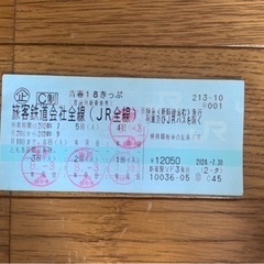 チケット 新幹線/鉄道切符
