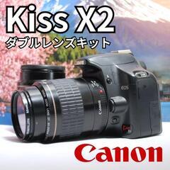 Canon Kiss X2 ダブルレンズキット EF35-80 EF80-200