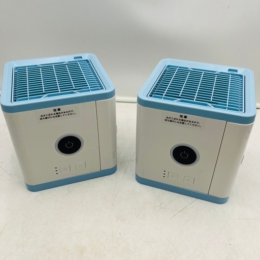 【✨‼️嬉しいコンパクトサイズ‼️✨】卓上 冷風扇 2セット 未使用品